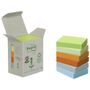 POST-IT Recycled Notes 38mmx51mm 100ark/blk 6blk/pak assorterede farver