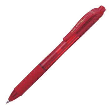 PENTEL 107 EnerGel X pen med 0,7 mm spids i farven rød (2110702*12)