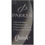 PARKER Tintenpatrone Parker QUINK Schwarz 5 Stück