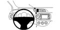 BRODIT Bilbrakett Toyota Center mount - qty 1 (854723)
