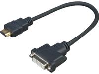 VIVOLINK Pro HDMI - DVI-F 0,2m