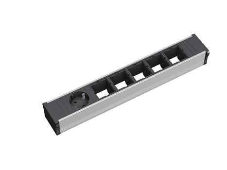 BACHMANN CONI 1xSchuko & 5xEmpty (912.004)