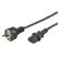 GOOBAY Cold-device Connection Cord 3m Black 3m - S Factory Sealed