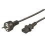 GOOBAY Power Cable CEE7/7 to C13. Black. 5.0m