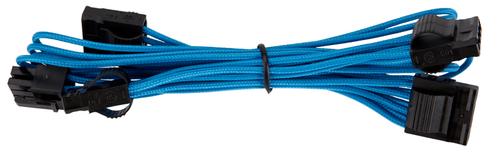 CORSAIR Professional Individually Sleeved Peripheral Power Molex-style cable 4 connectors Generation 3 BLUE (CP-8920194)