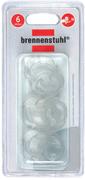 BRENNENSTUHL pistorasiansuojat, 6-pakkaus, läpinäkyvä, muovi
