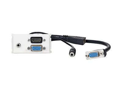 VIVOLINK OUTLET PANEL VGA/ 3.5mm/ HDMI V1.4 (WI221270)
