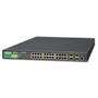 PLANET 24P SWITCH INDUST. POE+ 4P SHARED 100/1000X SFP MANAGED CPNT