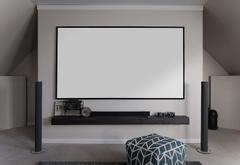ELITE SCREENS ELITE AR135WH2 16:9 H:168.4 W:199.4 Fixed Frame Front Projection ScreenHome Cinema Projector