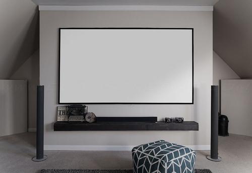 ELITE SCREENS ELITE AR135WH2 16:9 H:168.4 W:199.4 Fixed Frame Front Projection ScreenHome Cinema Projector (AR135WH2)