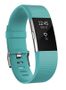 FITBIT Charge 2 - Teal/ Silver - Large