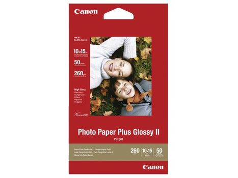 CANON 10x15 Photo Paper Plus Glossy (PP-201), 270 gram 50 Sheets (2311B003)