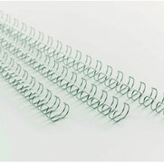 GBC Spiralryg Wire 10,0mm Sølv 21 ringe 2:1 70 ark Æsk/100