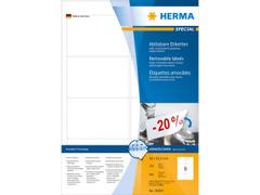 HERMA Etiketten A4 weiß 96x63,5 mm ablösbar Papier 800 St.