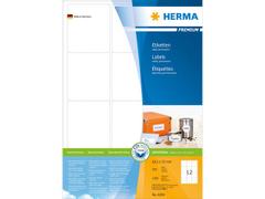 HERMA Etiketten Premium A4 weiß 63,5x72 mm Papier 1200 St.