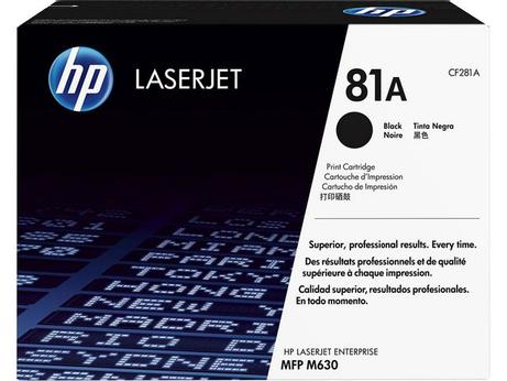 HP 81A - svart - original - LaserJet - tonerpatron (CF281A) (CF281A)