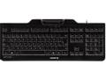 CHERRY KC 1000 SC, tastatur med kortlæser, nordisk layout, sort