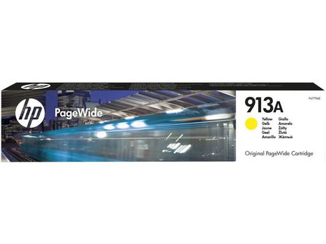HP INK CARTRIDGE NO 913A YELLOW PAGEWIDE SUPL (F6T79AE)