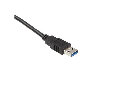 IIGLO USB-A Forlengelseskabel 2m (sort) USB A 3.0 hann til hann, PVC, 5Gbps (II-USB3AMUSB3AM-B020)
