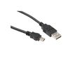 IIGLO USB A til USB Mini-B kabel 2m sort USB A 2.0 hann til USB mini-B hann, PVC