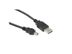 IIGLO USB A til USB Mini-B kabel 2m sort USB A 2.0 hann til USB mini-B hann, PVC