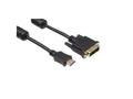 IIGLO DVI til HDMI kabel 2m (sort) DVI 18+1 pin hann til Displayport hann, PVC