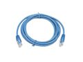 IIGLO nettverkskabel Cat5e 3m RJ45 male x2, UTP, PVC, blå