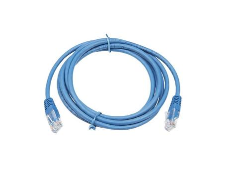 IIGLO nettverkskabel Cat5e 3m RJ45 male x2, UTP, PVC, blå (II-C5UTP-BL030)