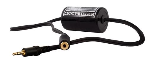 AUDAC Jordskiller TR2070 Passiv Ground loop isolator 3,5JackM 3,5JackF (TR2070)