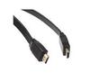 IIGLO HDMI kabel 1m (sort) v2.0, HDR, PVC, flat kabel