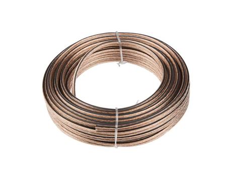 IIGLO Høyttalerkabel 20m (kobber) 2x1,5mm kobber uten kontakter,  PVC (II-SPC15-W200)