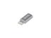 SVIVE Adapter Lightning - micro USB Grå, kabeladapter fra Lightning til micro USB (female), MFI, til iPhone