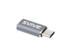 SVIVE Adapter USB type C - micro USB Grå, kabeladapter fra USB type C (Male) til micro USB (female), til MacBook