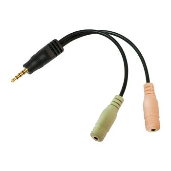 LOGILINK Audiokabel 15cm 4-polig CA0021 F-FEEDS (CA0021)