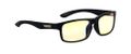 GUNNAR OPTIKS Optiks Enigma Onyx Amber Sort innfatning, Amber BLPF 65, 58mm, blokkerer UV og blått lys
