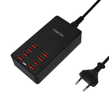 LOGILINK USB Table Charger, 8 Port,  (PA0140)