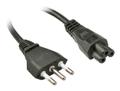 LINDY 2m italian mains plug to IEC C5 Factory Sealed