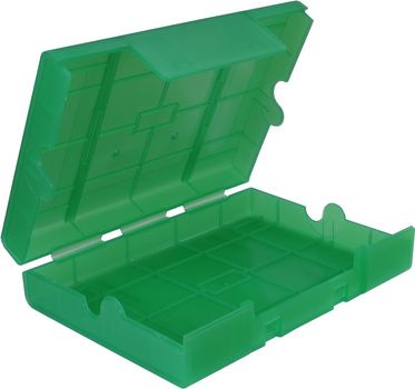 INTER-TECH HDD Schutzbox Inter-Tech 1x3, 5""/ 4x2, 5"" Kunststoff grün (88885392)
