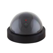 LOGILINK Security Kamera Attrappe Kuppel mit Rotem LED Licht