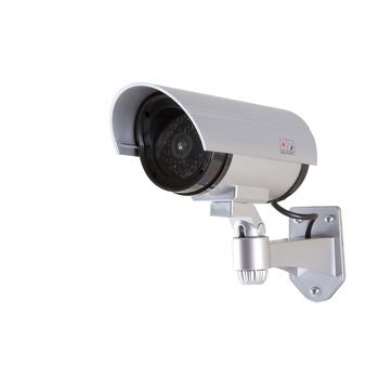 LOGILINK Security Kamera Attrappe Außen mit Rotem LED Lic (SC0204)