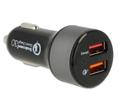 NAVILOCK Car charger 2 x USB type-A with QualcommÂ® Quick Chargeâ„¢ 3.0