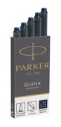 PARKER 1x5 ink cartridge Quink blue black
