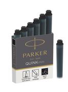 PARKER Tintenpatrone QUINK Mini Schwarz  6 Stück