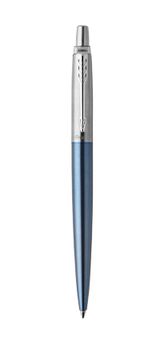 PARKER Jotter Ballpoint Pen Waterloo Blue/ Chrome Barrel Blue Ink Gift Box - 1953191 (1953191)