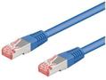 Goobay CAT 6-0050 LC S/FTP PIMF BLAU 0.50m
