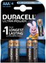 DURACELL Batteri Duracell MN 2400 1,5v LR03/AAA Ultra M3 Pk/4