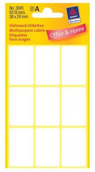 AVERY 3045 Handwriting labels 38x24 (63) (3045*10)
