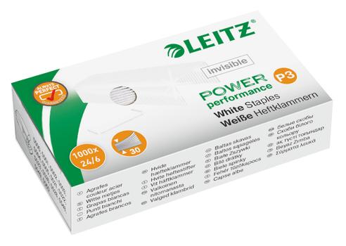 LEITZ Heftestift 24/6 P3 hvit (1000) (55540000*10)