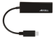 ACCELL USB-C till Gigabit Ethernet Adapter, WOL, Auto MDIX, 0,15, svar (U187B-001B)