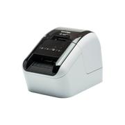 BROTHER QL-800 - Etiketprinter - to-farvet (monokrom) - direkte termisk - Rulle (6,2 cm) - 300 x 600 dpi - op til 93 etiketter/min. - USB 2.0 - cutter - sort, hvid
